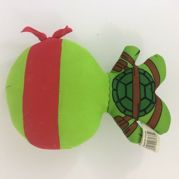 Teenage Mutant Ninja Turtles 8" Raphael Plush Caricature Style Nickelodeon Red - Picture 5 of 11